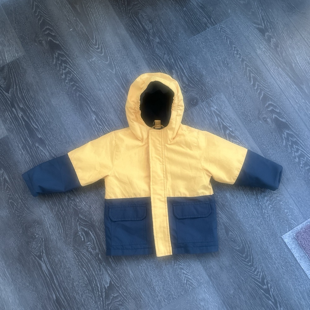 Swiss Tech Yellow and Blue Kids winter coat